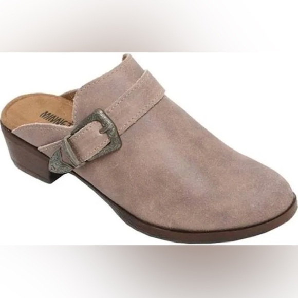 Minnetonka Billie Mule, Marbled Brown, Size 6.5, New in Box - Picture 2 of 6